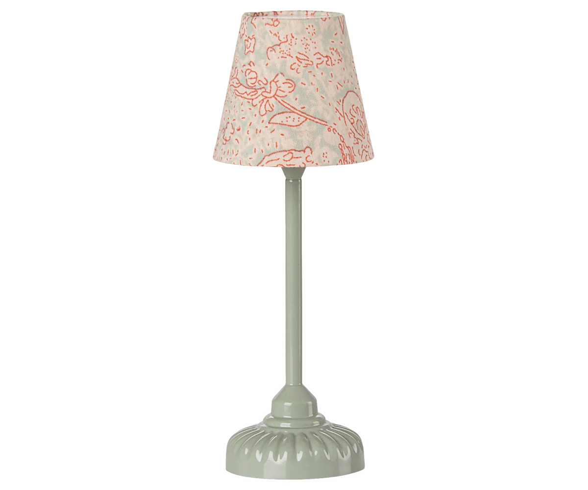 Maileg - Vintage floor lamp | Mouse - Mint