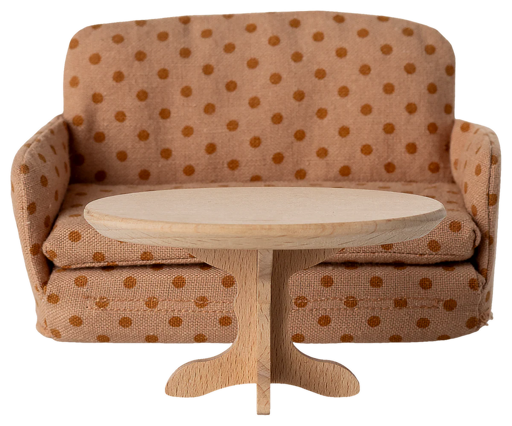 Maileg Oval Coffee Table, Mouse | Nature