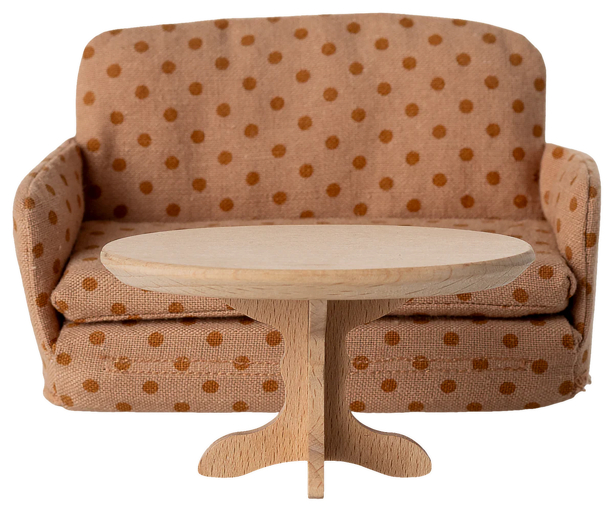Maileg Oval Coffee Table, Mouse | Nature