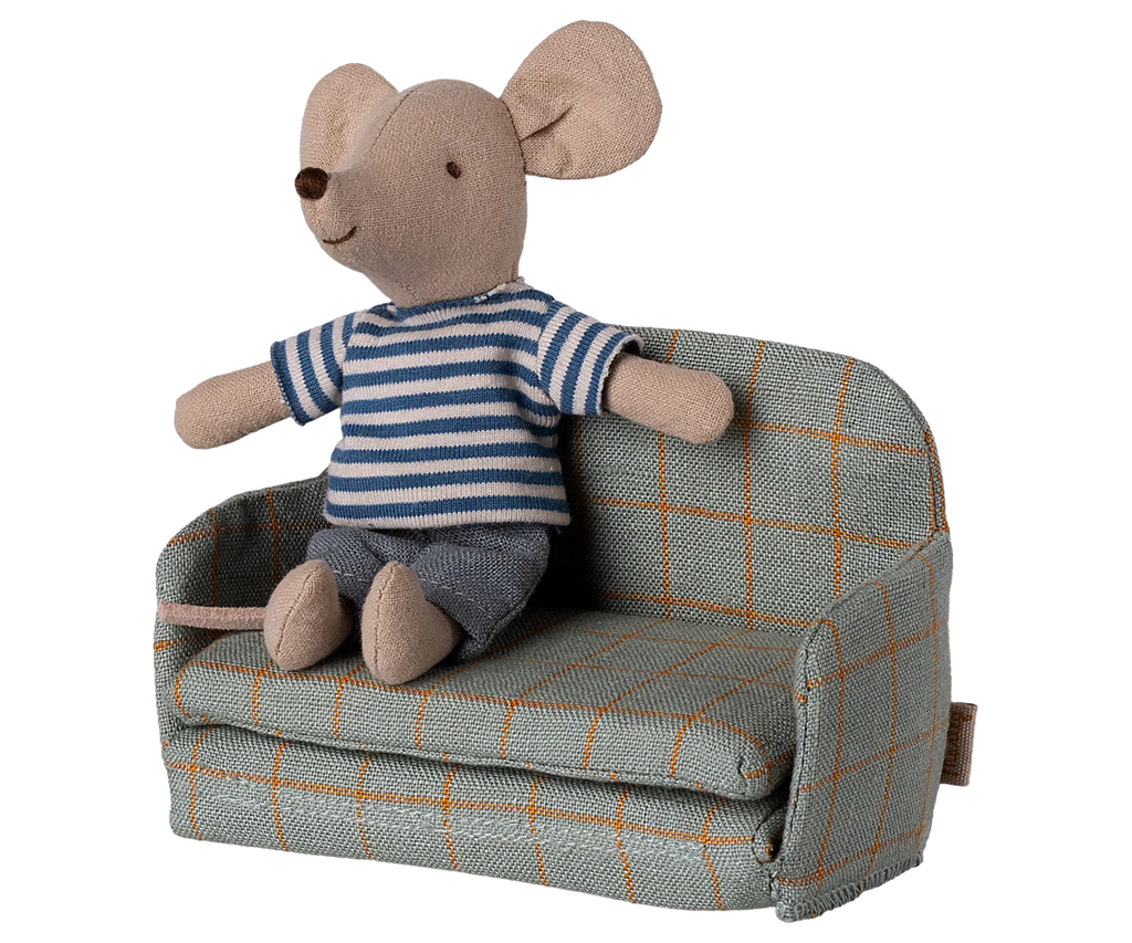 Maileg Sofa Bed, Mouse - Checker