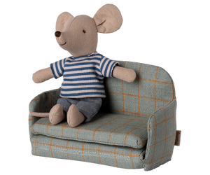 Maileg Sofa Bed, Mouse - Checker