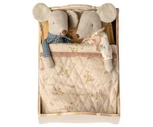 Maileg Bed, Mouse - Off White