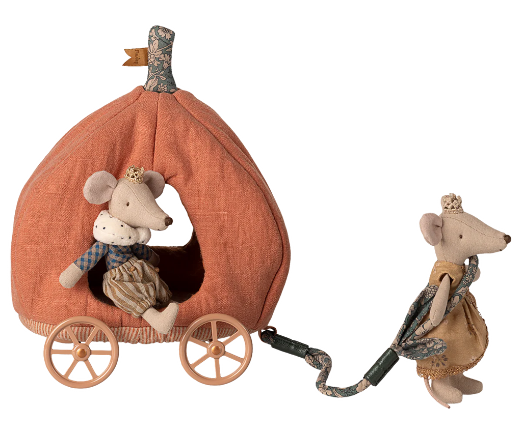 Maileg Royal Pumpkin Carriage - Mouse *