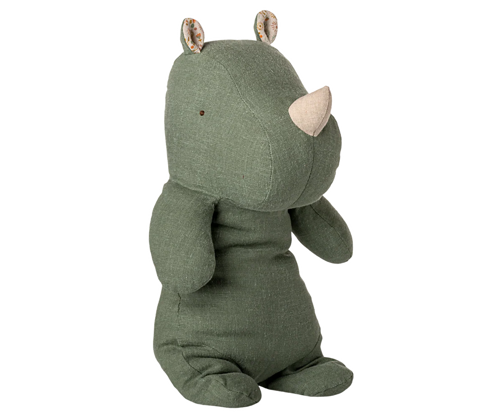 Maileg Safari Friends - Medium Rhino | Sage