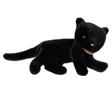 Load image into Gallery viewer, Maileg Sleeping Kitten Plush, Medium | Black
