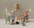 Maileg Vintage Chair, Mouse - Dark Powder