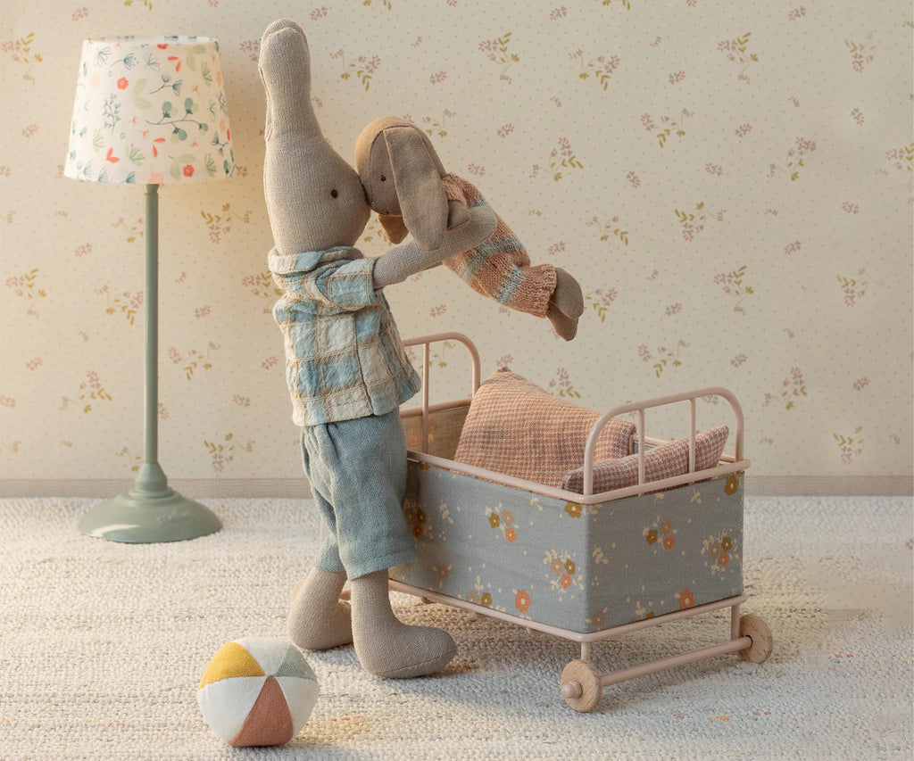 Maileg Bunny Micro | Brown/Dusty Rose