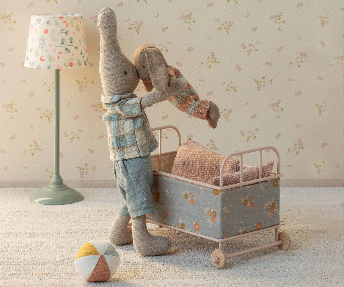 Maileg Bunny Micro | Brown/Dusty Rose