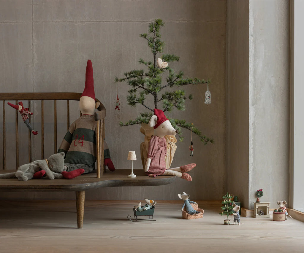 Maileg Christmas Mouse, Maxi - Girl