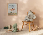 Maileg Safari Friends - Medium Rhino | Sage