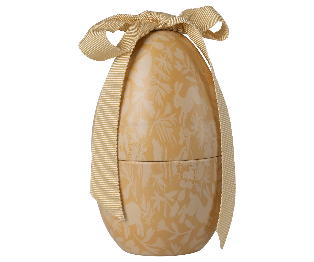 Maileg Easter Egg - Medium | Cream Yellow