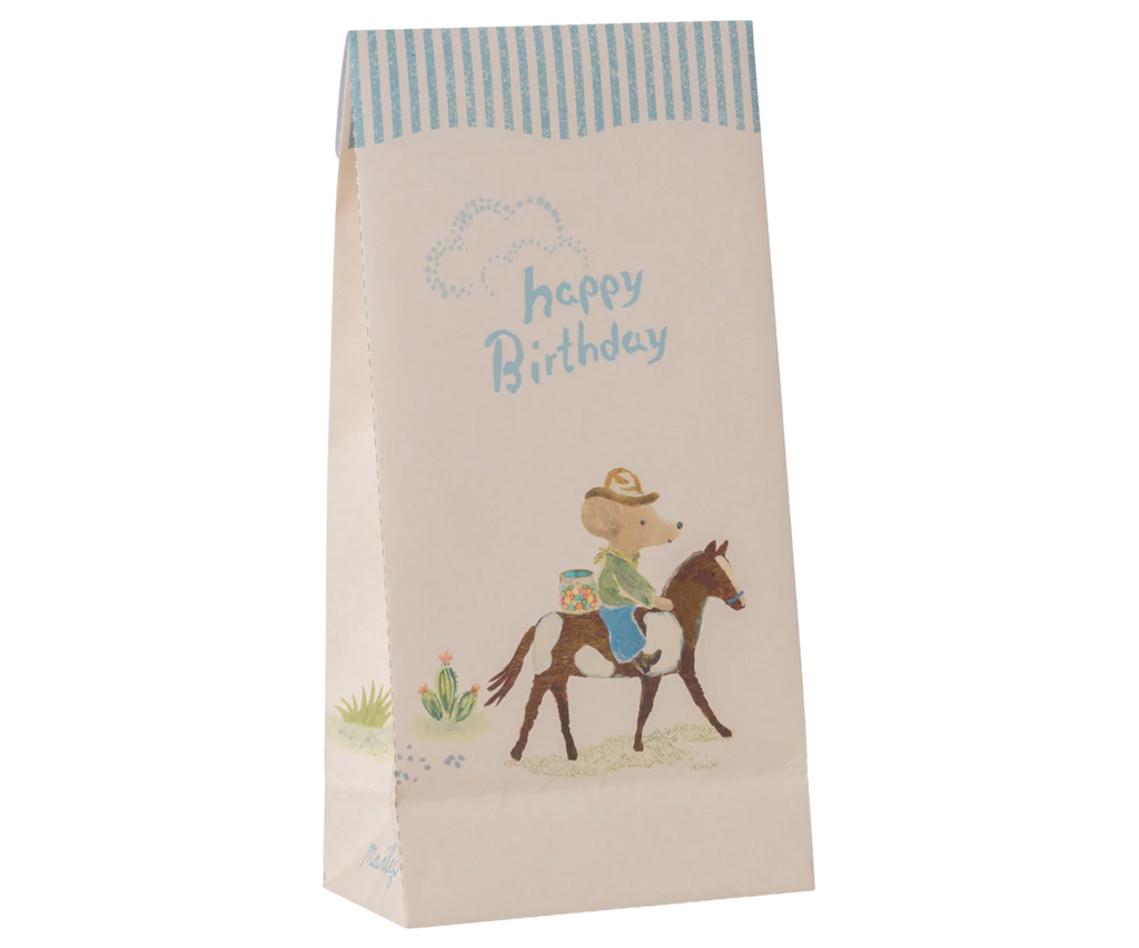 Maileg Goodie Bag - Happy Birthday | Cowboy