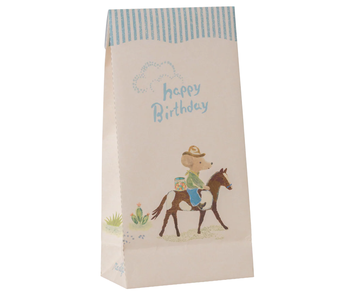 Maileg Goodie Bag - Happy Birthday | Cowboy