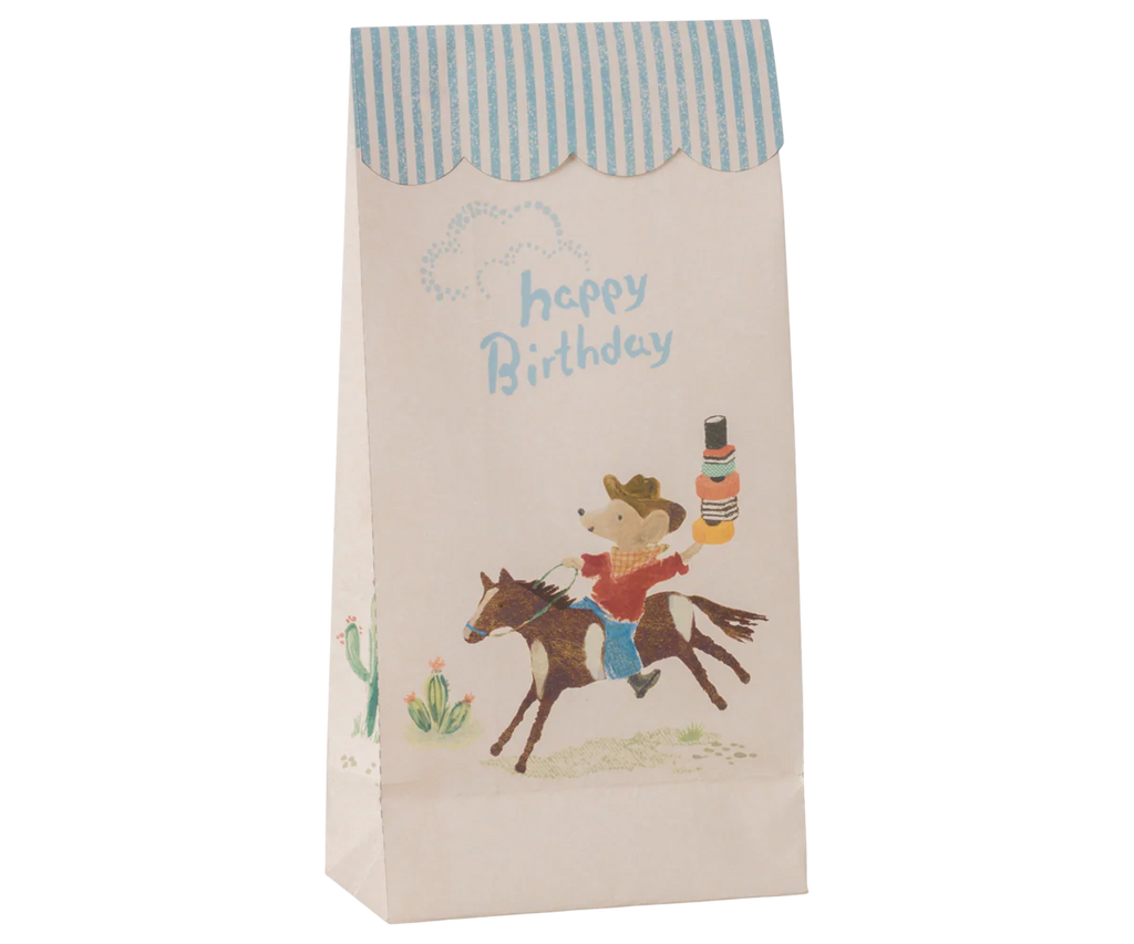 Maileg Goodie Bag - Happy Birthday | Cowboy