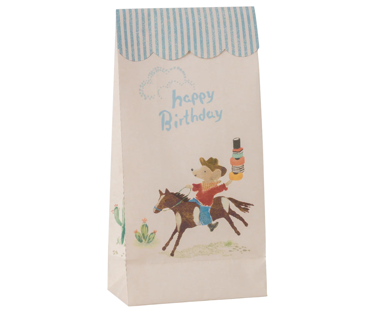 Maileg Goodie Bag - Happy Birthday | Cowboy