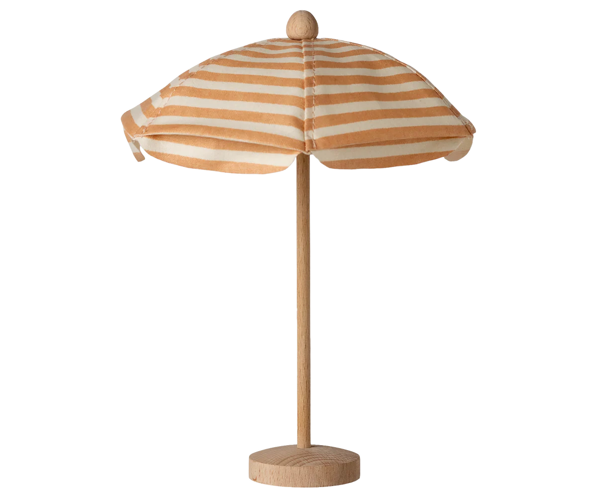 Maileg Beach Umbrella - Mouse | Soft Coral