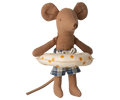Maileg Beach Mouse With Float - Little Brother | Yellow Dots