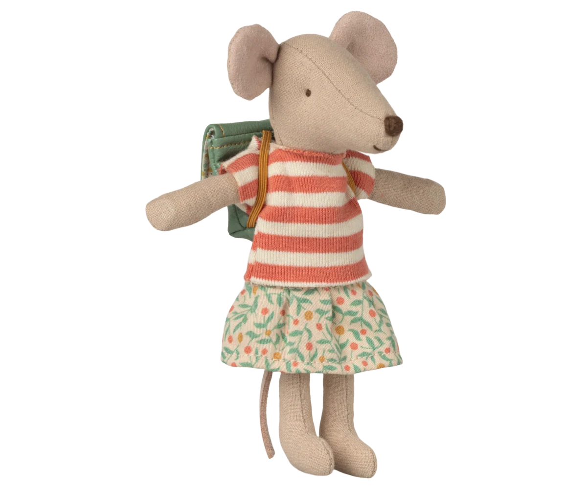 Maileg Tricycle Mouse - Big Sister | Green