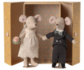 Maileg Wedding Mice Couple in Box - Mum and Dad