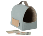 Maileg Pet Carrier | Dusty Blue