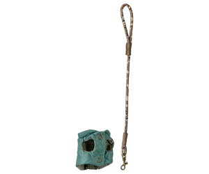 Maileg Pet Supply, Harness and Leash | Dark Mint