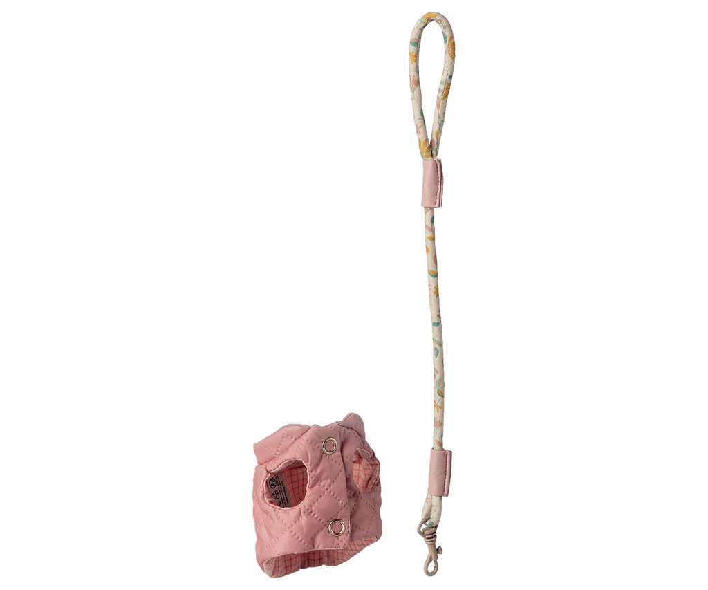 Maileg Pet Supply, Harness and Leash | Rose
