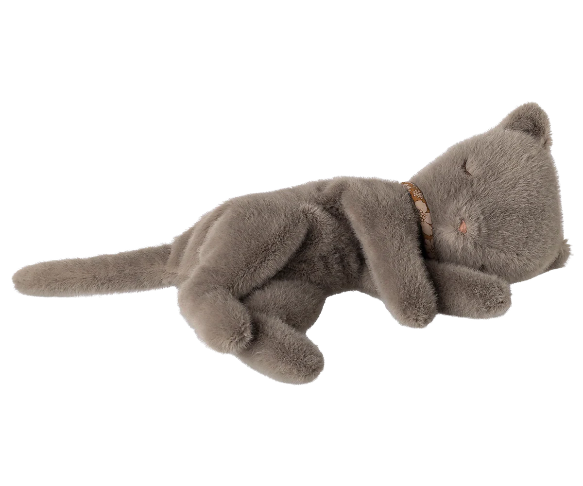 Maileg - Sleeping kitten plush | Small - Grey