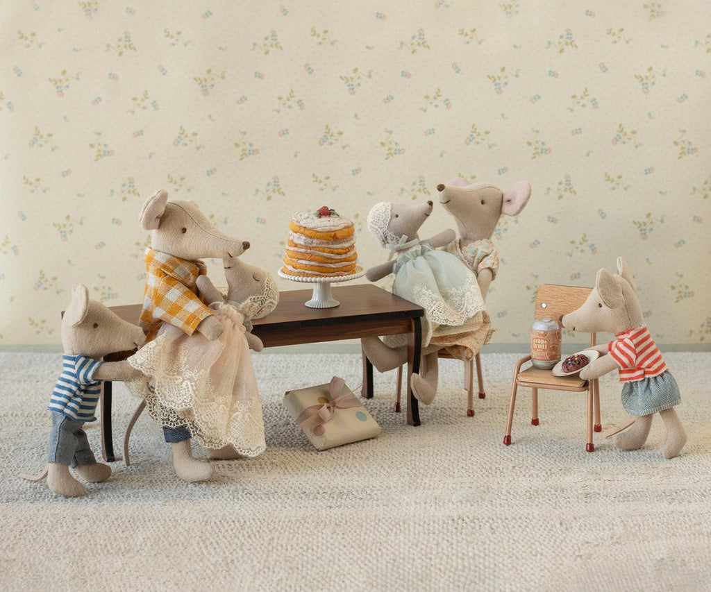 Maileg Baby Mouse in Gown - Powder