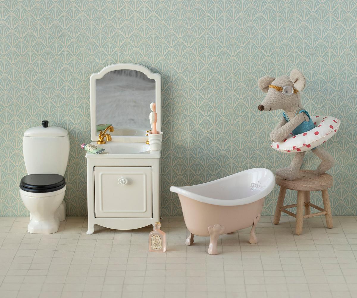 Maileg Bathtub - Mouse | Rose