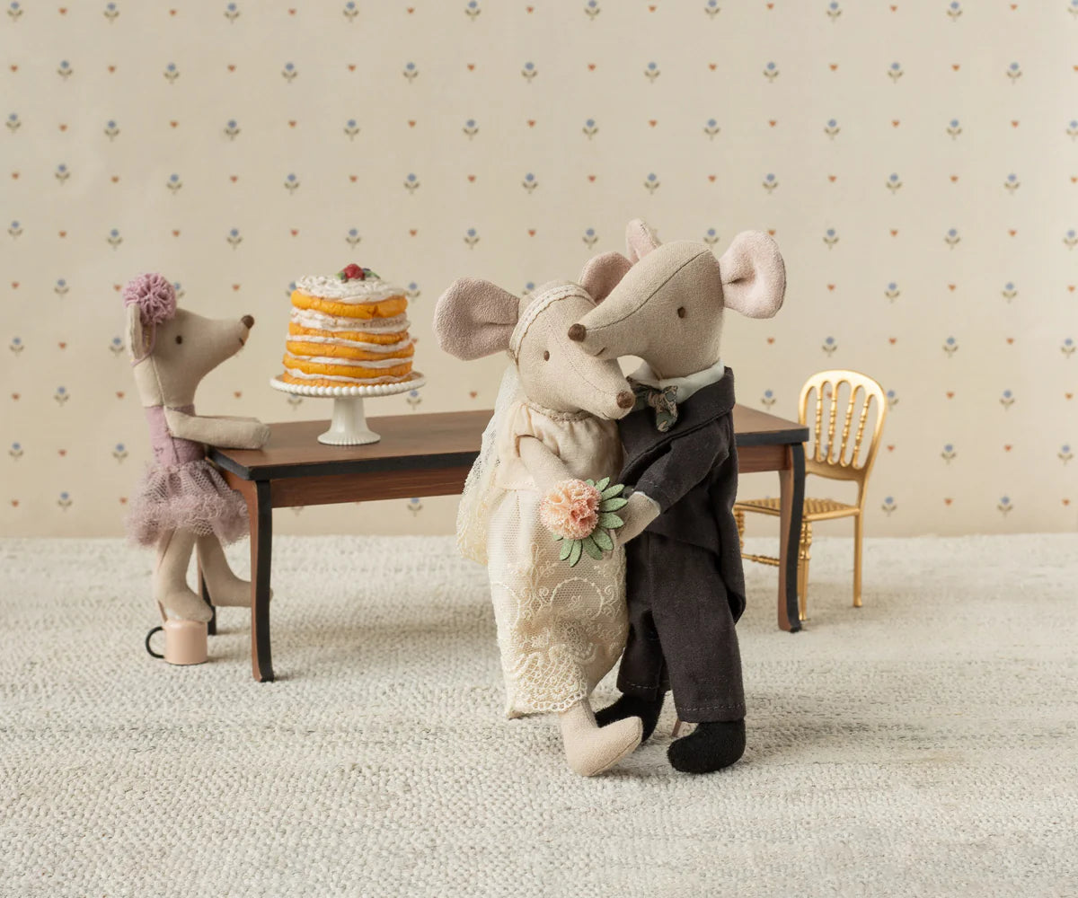 Maileg Wedding Mice Couple in Box - Mum and Dad