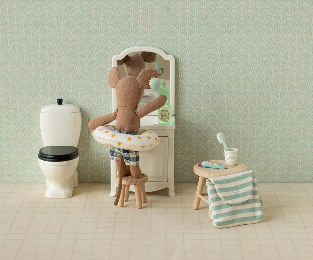 Maileg Toiletry Bag - Blue Stripe