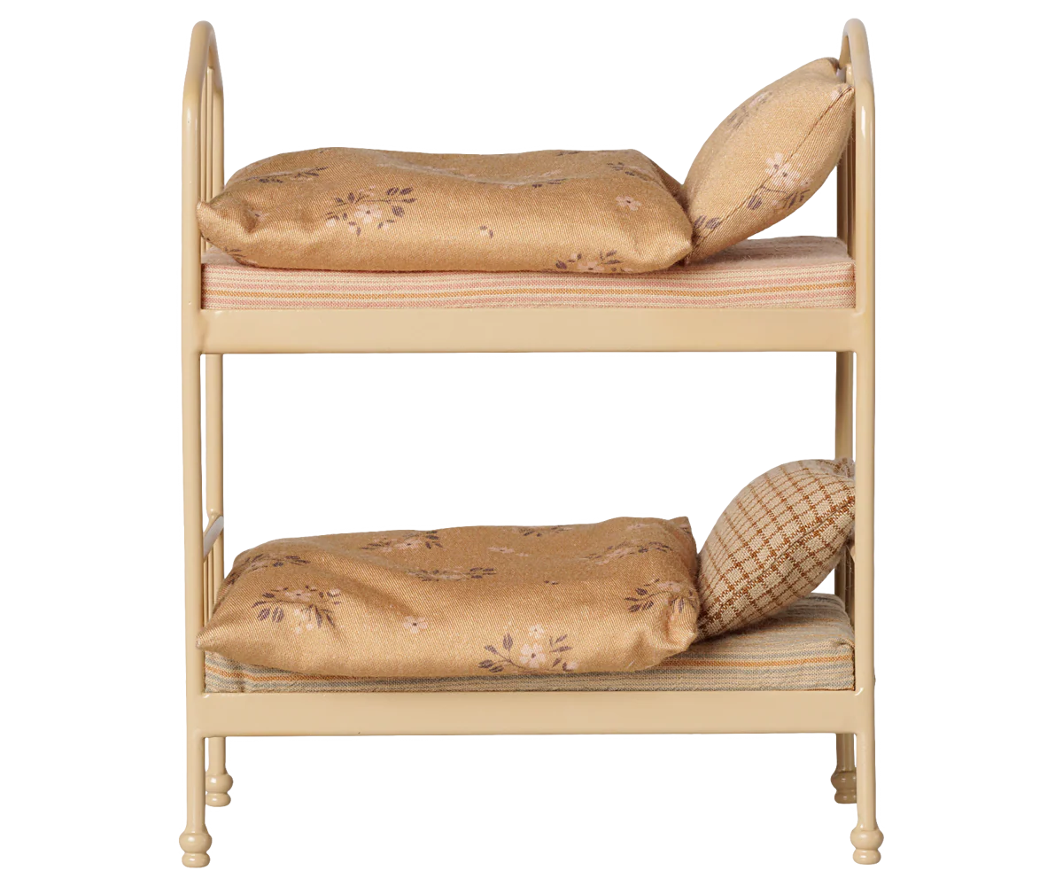 Maileg Bunk Bed - Mouse | Wheat