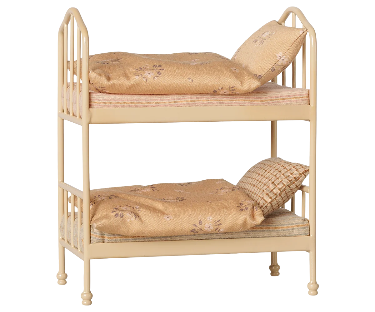 Maileg Bunk Bed - Mouse | Wheat