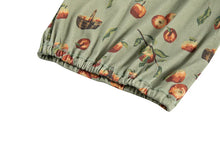 Load image into Gallery viewer, Milkbarn Organic Bamboo Newborn Gown &amp; Hat Set | Apple Orchard
