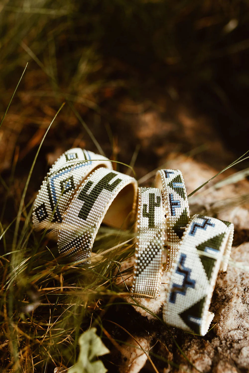 Etkie Native American Made Cuff - Cactus | Large