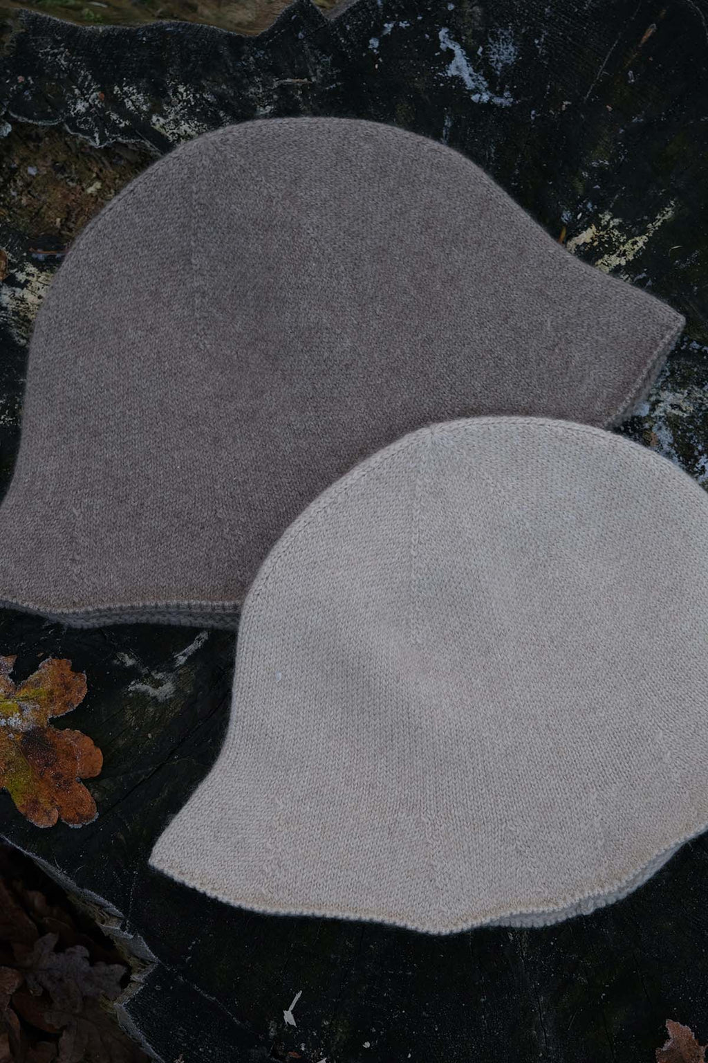 Oats & Rice Cashmere Bucket Hat | Brown