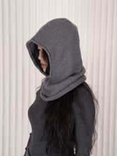 Load image into Gallery viewer, Oats &amp; Rice Rolled Edge Balaclava | Charcoal Grey
