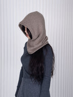 Oats & Rice Rolled Edge Balaclava | Taupe