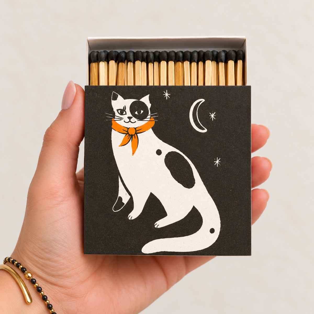 Archivist Keepsake Matchbox - Black Spotted Kitten