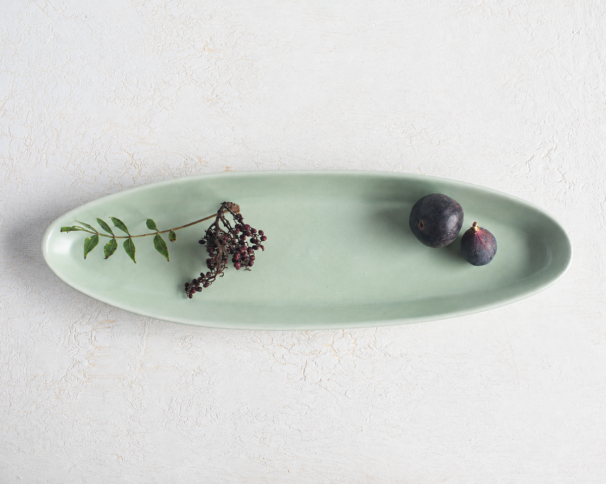 Haand Appetizer Tray | 15.5 in - Celadon