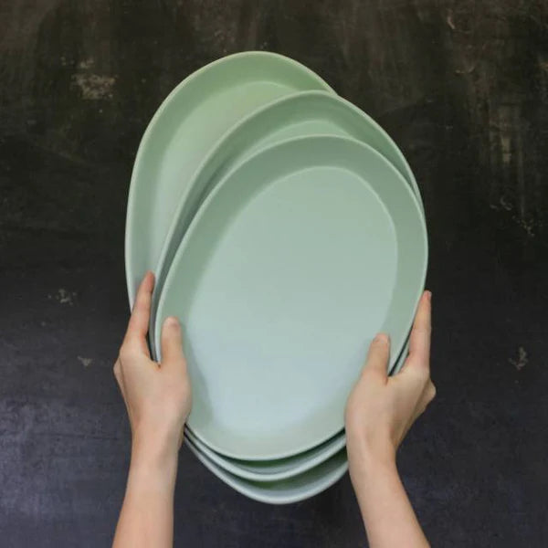 Haand Soup/Dinner Bowl - Skali | 9.5 in + 45 oz - Celadon Green