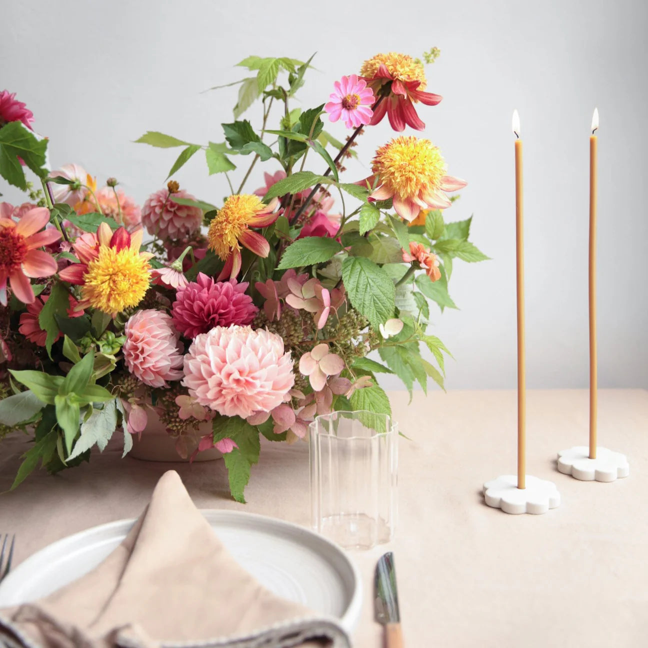The Floral Society - Long Stem Candles | Miel