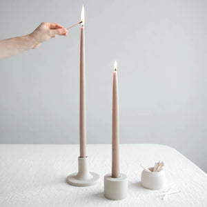 The Floral Society - 18" Dipped Taper Candles | Peat