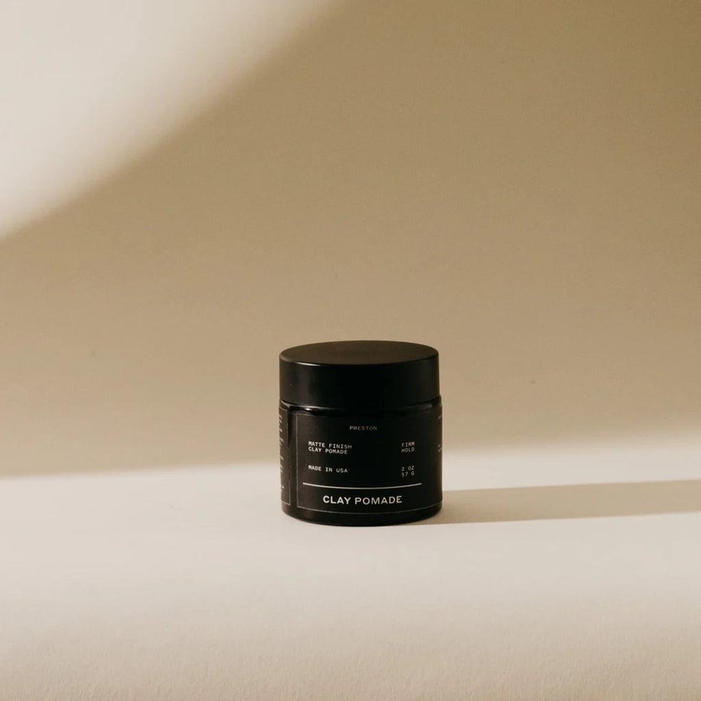 Preston Grooming Clay Pomade - Unscented | 2 oz.
