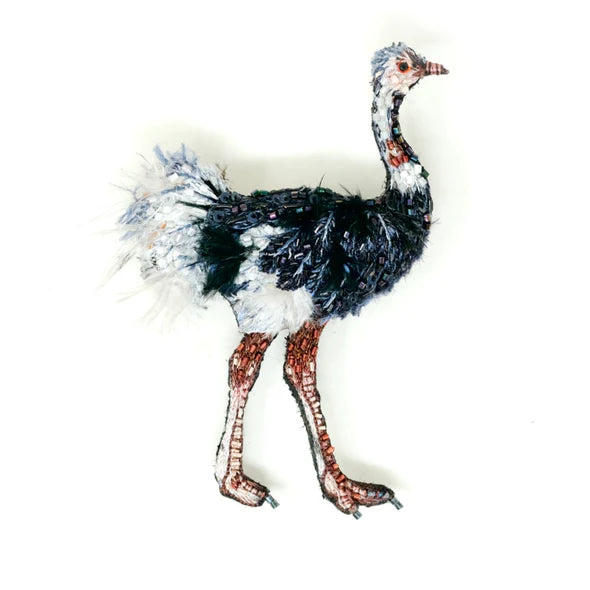 Trovelore Common Ostrich Brooch