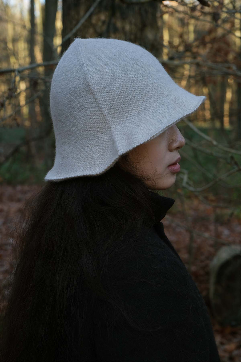 Oats & Rice Cashmere Bucket Hat | Cream