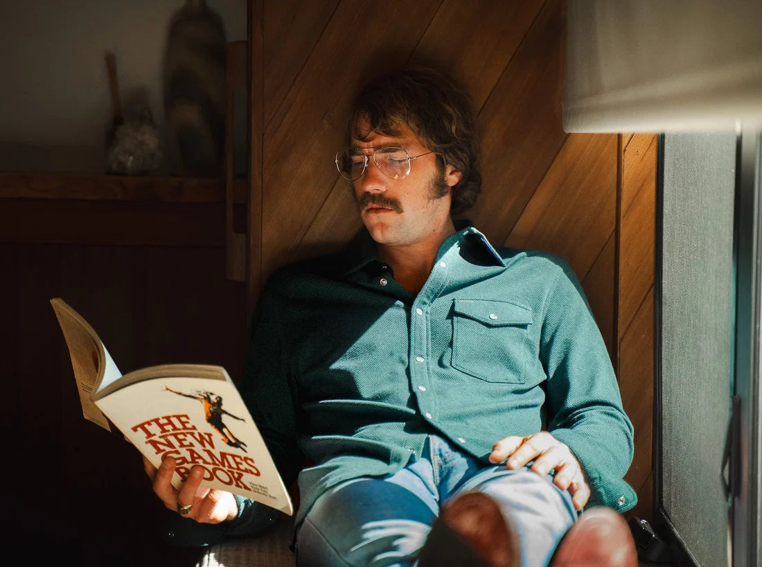 Criquet Chill Knit Pearl Snap Shirt | Sapphire