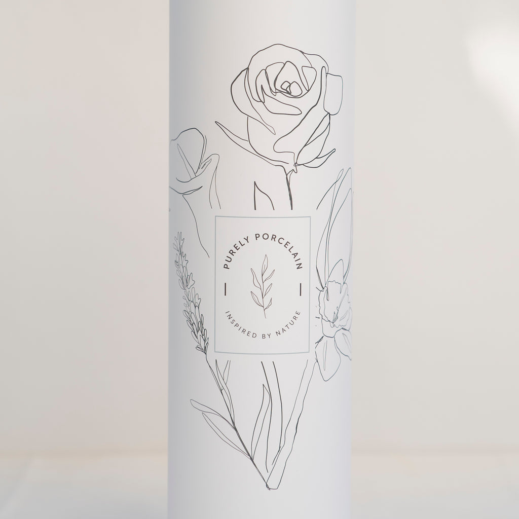 Purely Porcelain Diffuser Flowers Gift Set | Country Garden