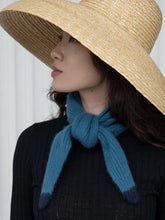 Load image into Gallery viewer, Oats &amp; Rice Dorothy Cashmere Neck Scarf | Aegean
