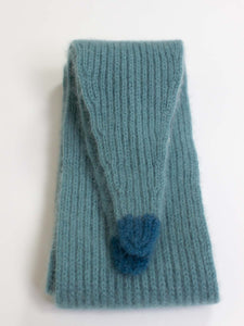 Oats & Rice Dorothy Cashmere Neck Scarf | Blue